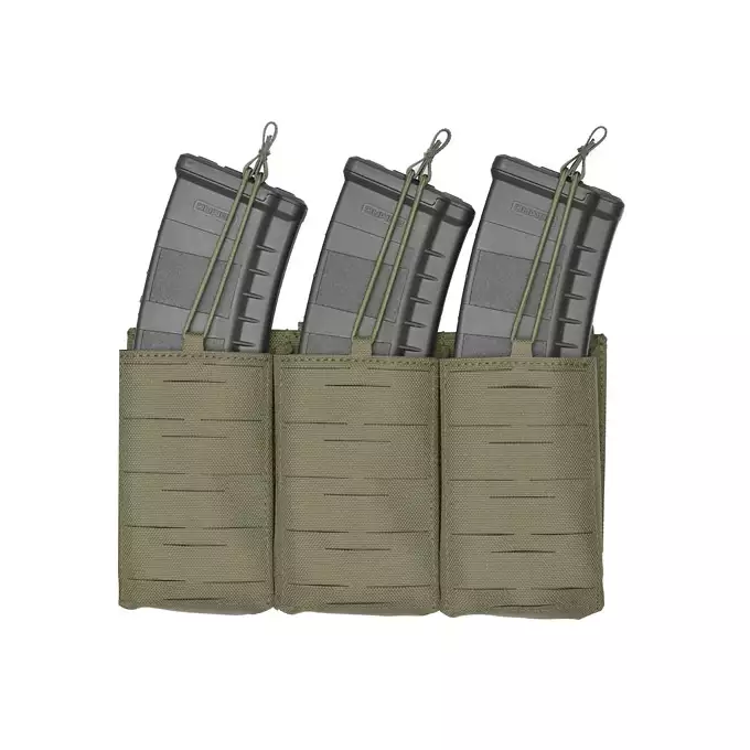 Panel Laser-Cut z ładownicami na 3 magazynki AR15 - Ranger Green [8Fields]