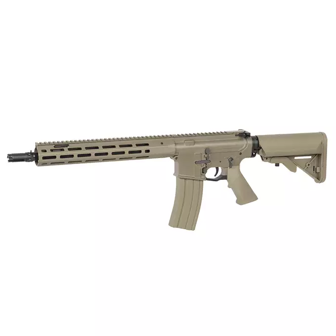 [Zestaw] Replika airsoftowa WE13 13" M4/AR-15, 30 RPS, ETU - TAN [WELL PRO] + Magazynek Stanag M4/AR Mid-cap 90 kulek [WELL PRO]