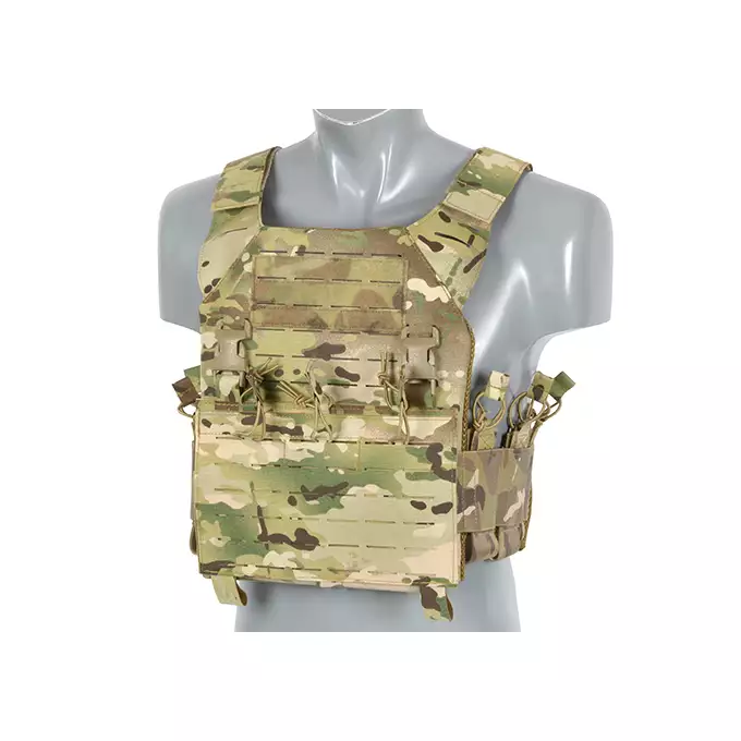[Zestaw] Kamizelka Recon Plate Carrier Laser-Cut Buckle Up z ładownicą na magazynki AR/AK - Multicamo [8Fields] + Duża ładownica Laser-Cut ogólnego przeznaczenia - Multicamo [8FIELDS] + Panel Buckle Up Laser-Cut na 6 magazynków AR15/AK - Multicamo [8Fields]