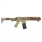 [Zestaw] M923G DEX556 5.56 - Tan [DE Airsoft] + Polimerowy magazynek STRIKE MAG 210 kulek do M4/AR15 - TAN [EMG]