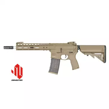 Noveske 10.5" Gen III Shorty 300BLK AEG Rifle  Eshooter ETU - Tan [EMG]