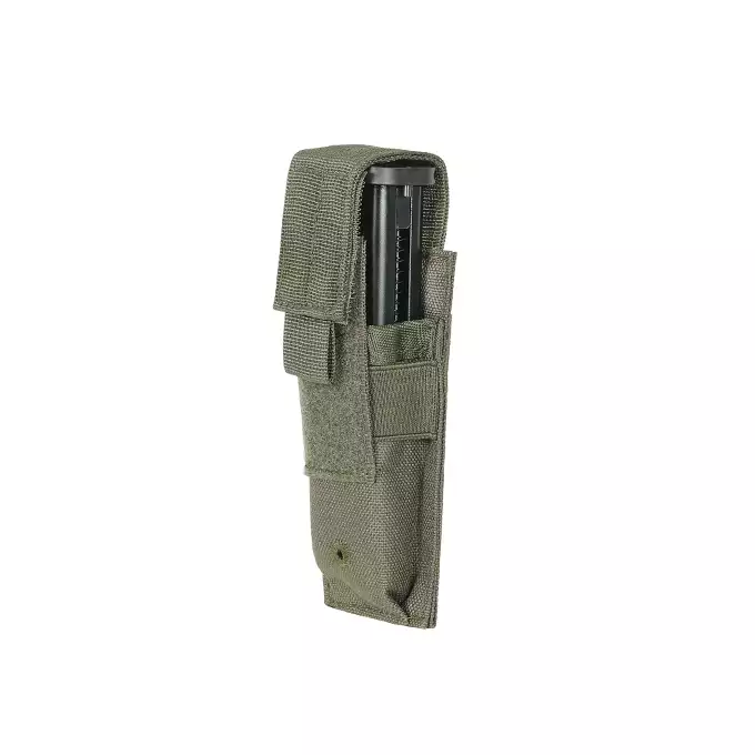 Single pistol magazine pouch with flap - Ranger Green [8FIELDS]