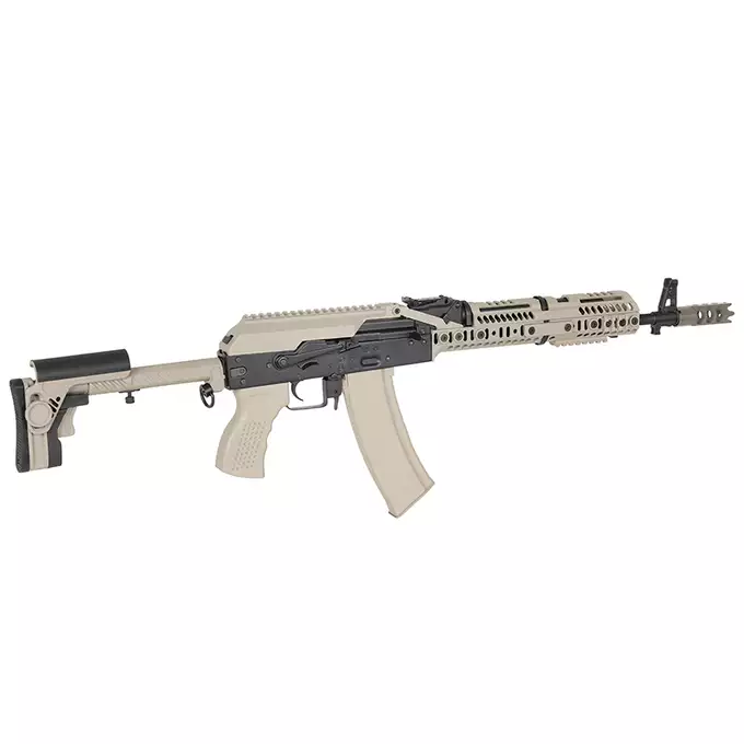 CM.113A AK74 Tactical Rifle Eshooter, GEN-2 - TAN [CYMA Platinum]