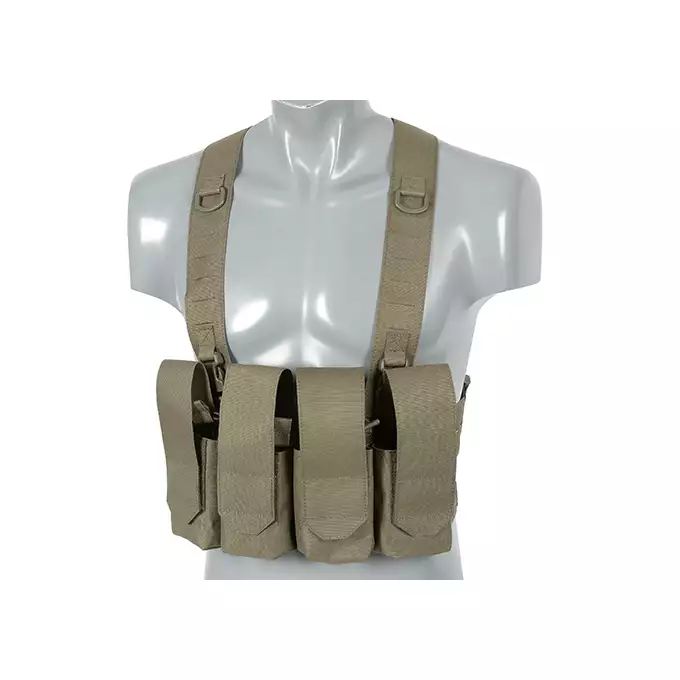 Chest Rig Laser-Cut with AR/AK Pouches - Ranger Green [8Fields]