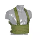 [Zestaw] Kamizelka Chest rig Laser-Cut - Olive  [8Fields] + Panel Laser-Cut z ładownicami na 3 magazynki AR15 - Olive [8Fields] + Duża ładownica Laser-Cut ogólnego przeznaczenia - Olive [8FIELDS]