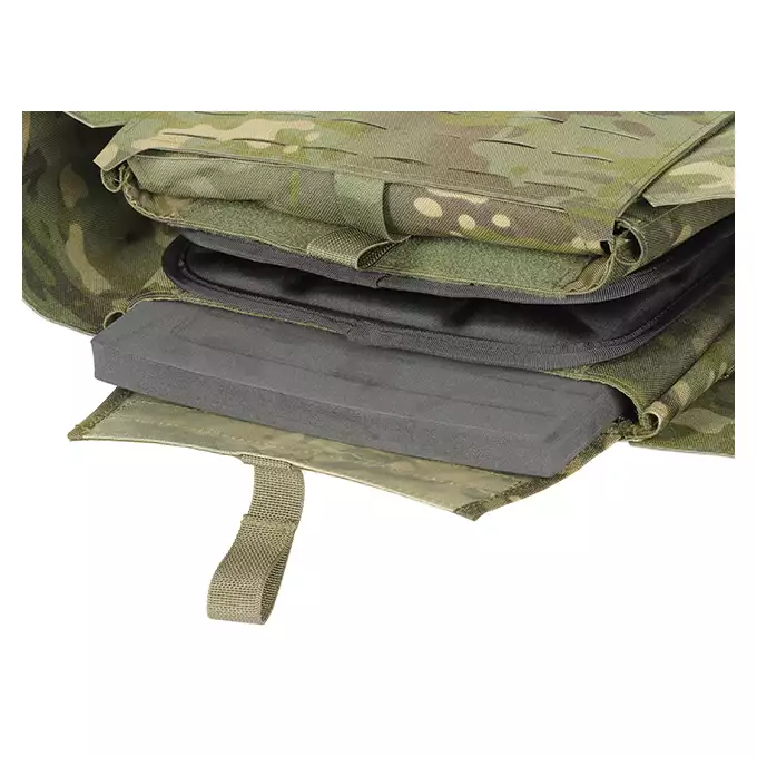 QRF Plate Carrier Laser-Cut Buckle Up with AR15/AK Magazine Pouch - Multicamo Tropic [8FIELDS]