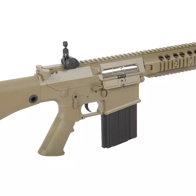 [Zestaw] Replika Airsoftowa EC-901 Edycja Advanced (ulepszony gearbox) - Dark Earth [E&amp;C] + Akumulator Li-Po 1200mAh 11,1V 20C - Deans [IPower] + Kompaktowa ładowarka LIPO B3Pro