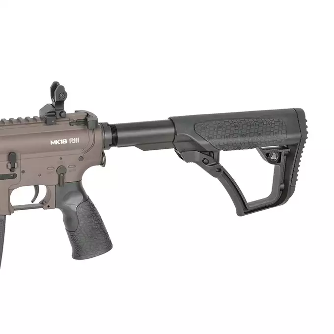 [Zestaw] Replika Daniel Defense M4A1 RIII 14.5" Eshooter ETU, GEN-2 - FDE [EMG] + Ładowarka V3+ do akumulatorów LiPo/LiFe [IPower] + Akumulator Li-Po 1100mAh 11,1V 20C - Deans [IPower]