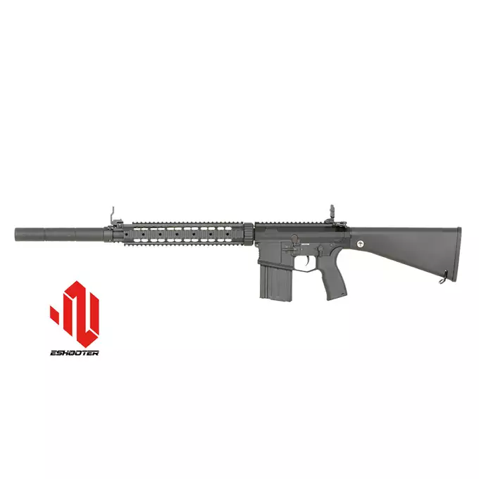 [Zestaw] CM.098 E-EDITION ESHOOTER ETU, GEN-2 [CYMA Platinum] + Akumulator Li-Po 2200mAh 11,1V 20C - Deans [IPower] + Kompaktowa ładowarka LIPO B3Pro