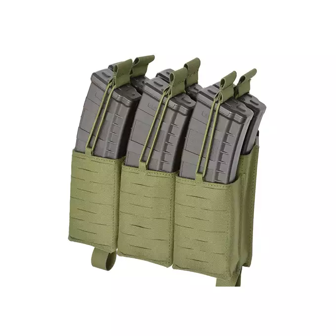 [Zestaw] Kamizelka Operator Plate Carrier Laser-Cut Buckle Up z ładownicą na magazynki AR/AK - Olive [8Fields] + Duża ładownica Laser-Cut ogólnego przeznaczenia - Olive [8FIELDS] + Panel Buckle Up Laser-Cut na 6 magazynków AR15/AK - Olive [8Fields]
