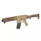 [Zestaw] M923G DEX556 5.56 - Tan [DE Airsoft] + Polimerowy magazynek STRIKE MAG 210 kulek do M4/AR15 - TAN [EMG]