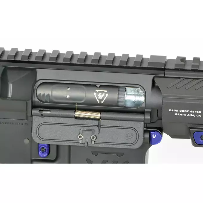 [Zestaw] Replika Karabinka Strike industries 15.5" Raiders Competition Carbine - Blue [EMG] + Ładowarka V3+ do akumulatorów LiPo/LiFe [IPower] + Akumulator Li-Po 1100mAh 11,1V 20C - Deans [IPower]