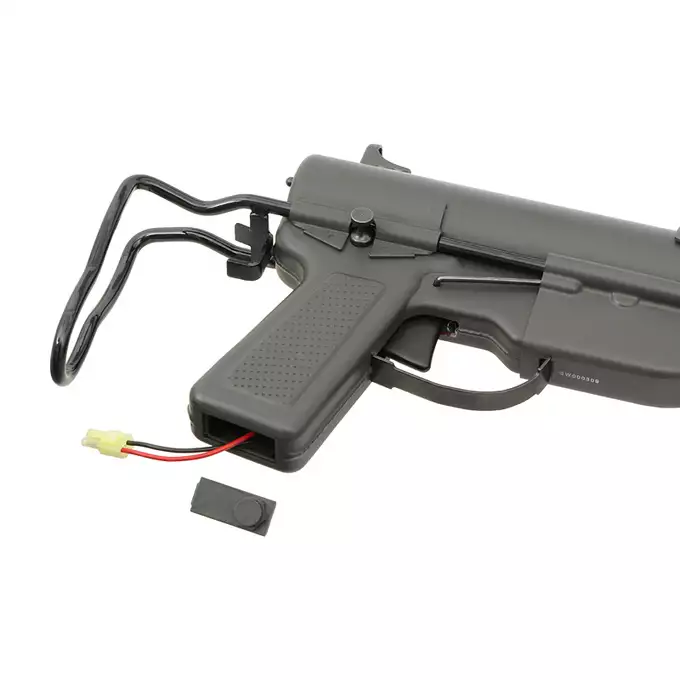 [Set] SW-06 M3A1 Grease Gun rifle - Full Metal [Snow Wolf] + V3+ Charger for LiPo/LiFe 2S/3S [IPower] + Battery Li-Po 1100mAh 7,4V 20C [IPower]
