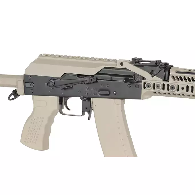 CM.113A AK74 Tactical Rifle Eshooter, GEN-2 - TAN [CYMA Platinum]
