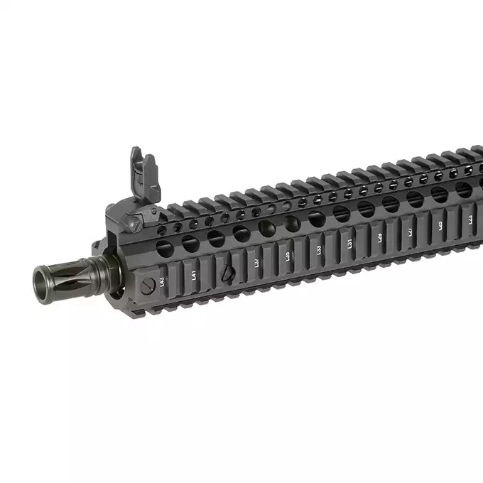 [Zestaw] CM.105 Daniel Defense M4A1 Eshooter ETU, GEN-2 - Black [EMG] + Ładowarka V3+ do akumulatorów LiPo/LiFe [IPower] + Akumulator Li-Po 1100mAh 11,1V 20C - Deans [IPower]