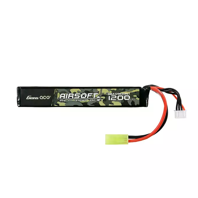 [Zestaw] Replika karabinu maszynowego M1918 BAR - Real Wood [S&amp;T] + Akumulator airsoftowy 25C 1200mAh 3S1P 11.1V LiPo mini Tamiya + Kompaktowa ładowarka LIPO B3Pro