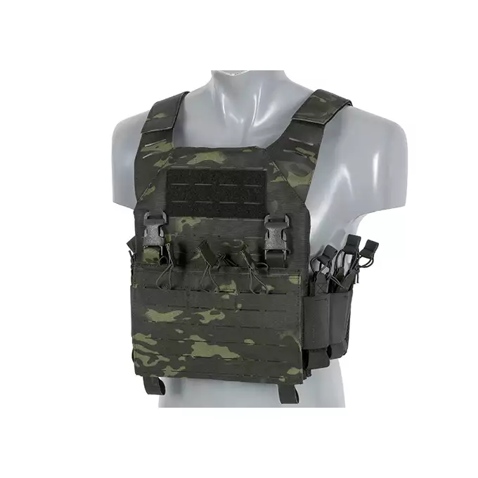 [Zestaw] Kamizelka Recon Plate Carrier Laser-Cut Buckle Up z ładownicą na magazynki AR/AK - MB [8Fields] + Duża ładownica Laser-Cut ogólnego przeznaczenia - MB [8FIELDS] + Panel Buckle Up Laser-Cut na 6 magazynków AR15/AK - MB [8Fields]