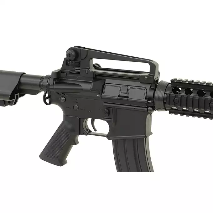 [Zestaw] CM.507 US Army M4 RIS carbine replica [CYMA] + Ładowarka V3+ do akumulatorów LiPo/LiFe [IPower] + Akumulator Li-Po 1450mAh 7.4V 20C [IPower]