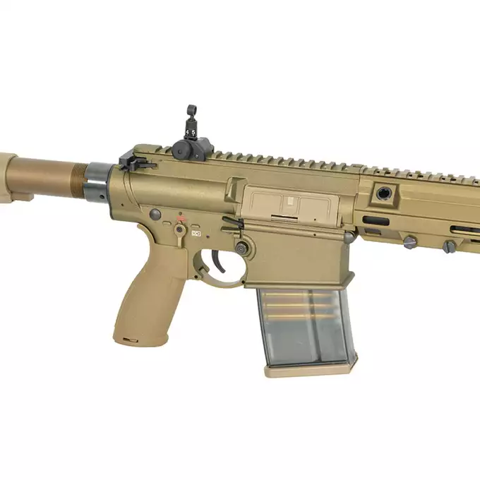 [Zestaw] Replika Airsoftowa EC-203 Edycja Advanced (ulepszony gearbox, programowalny ETU) - Dark Earth [E&amp;C] + Akumulator Li-Po 1200mAh 11,1V 20C - Deans [IPower] + Kompaktowa ładowarka LIPO B3Pro