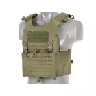 QRF Plate Carrier Laser-Cut Buckle Up with AR15/AK Magazine Pouch - Olive [8FIELDS]