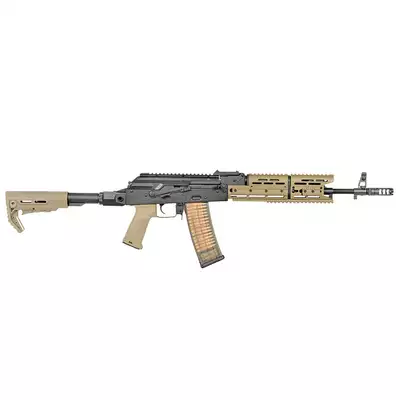 Replika Strike Industries AK-TRAX Rifle, GEN-2, ETU Eshooter - Tan [EMG]