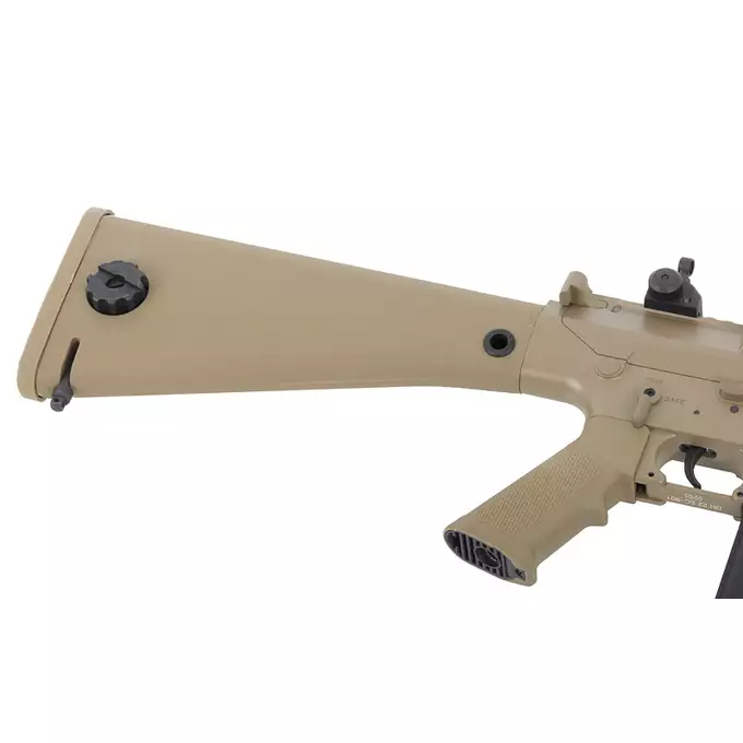[Zestaw] Replika Airsoftowa EC-901 Edycja Advanced (ulepszony gearbox) - Dark Earth [E&amp;C] + Akumulator Li-Po 1200mAh 11,1V 20C - Deans [IPower] + Kompaktowa ładowarka LIPO B3Pro