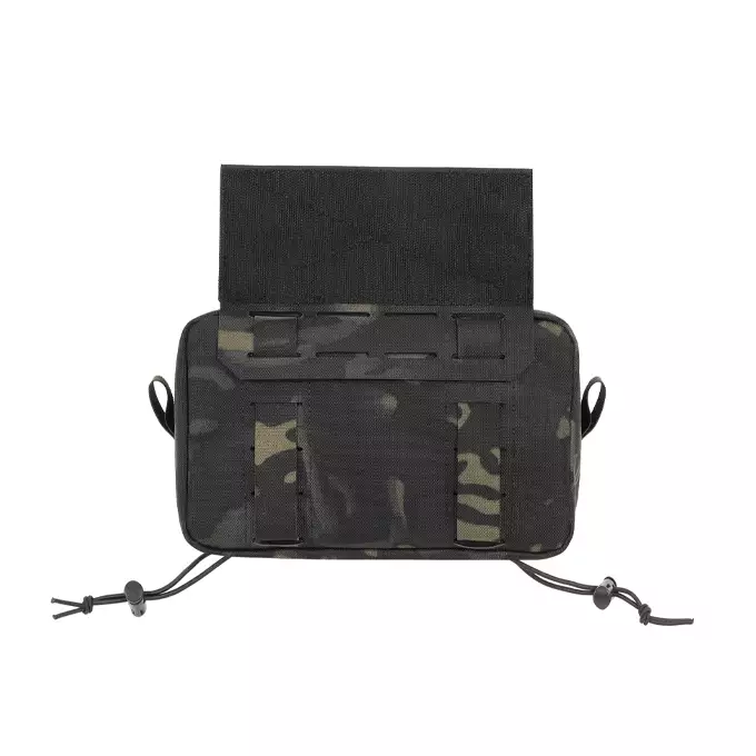 Dwukieszeniowa ładownica z panelem montażowym, Laser Cut - Multicamo Black [8FIELDS]