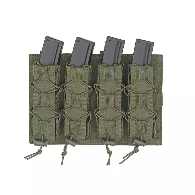 MOLLE Speed Quad MP5/SMG Magazine Pouch - Ranger Green [8FIELDS]