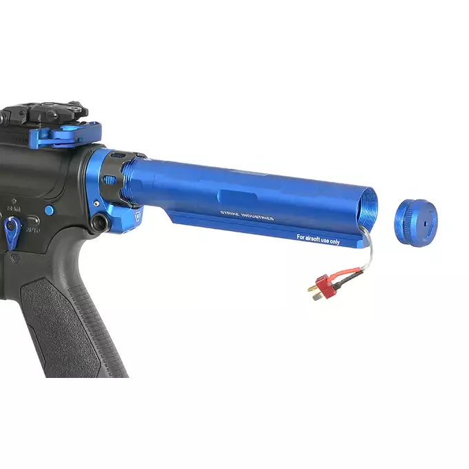 [Zestaw] Replika Karabinka Strike industries 10" Raiders SBR - Blue [EMG] + Ładowarka V3+ do akumulatorów LiPo/LiFe [IPower] + Akumulator Li-Po 1100mAh 11,1V 20C - Deans [IPower]
