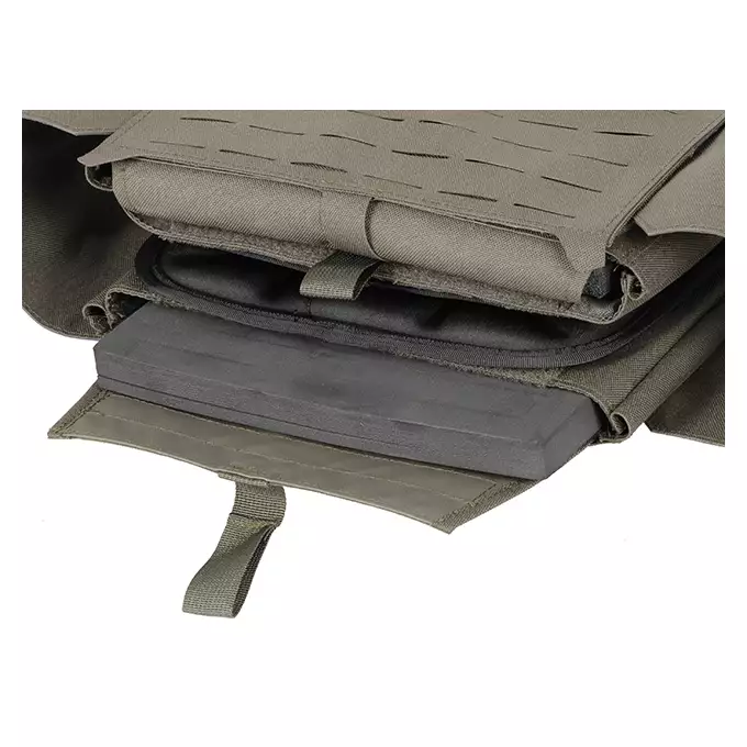 QRF Plate Carrier Laser-Cut Buckle Up with AR15/AK Magazine Pouch - Ranger Green [8FIELDS]