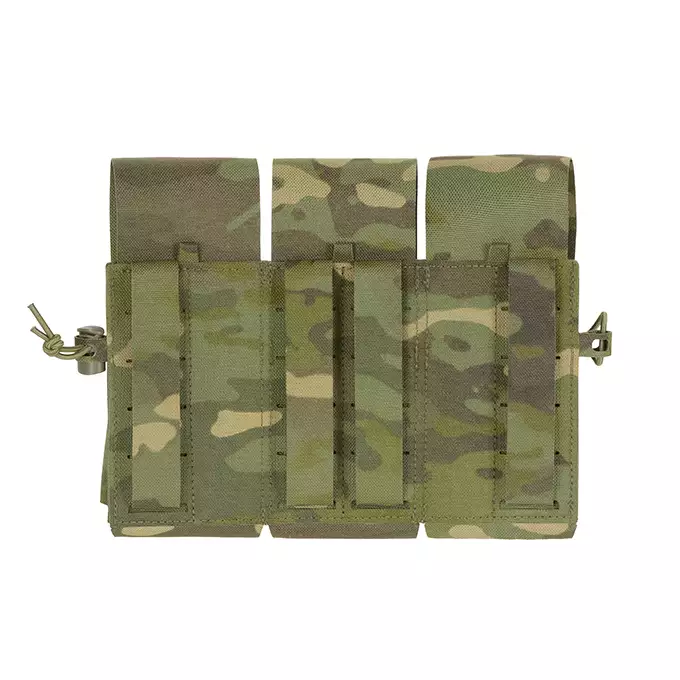 Triple Pouch for 6 AR15 Magazines, Laser Cut - Multicamo Tropic [8FIELDS]