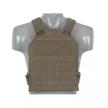 Simple Plate Carrier with Dummy Soft Armor Inserts - Ranger Green [8FIELDS]