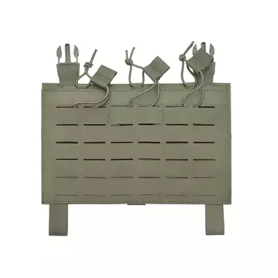 Panel Buckle Up Low Profile na 3 magazynki AR15 / AK, Laser-Cut - Ranger Green [8FIELDS]