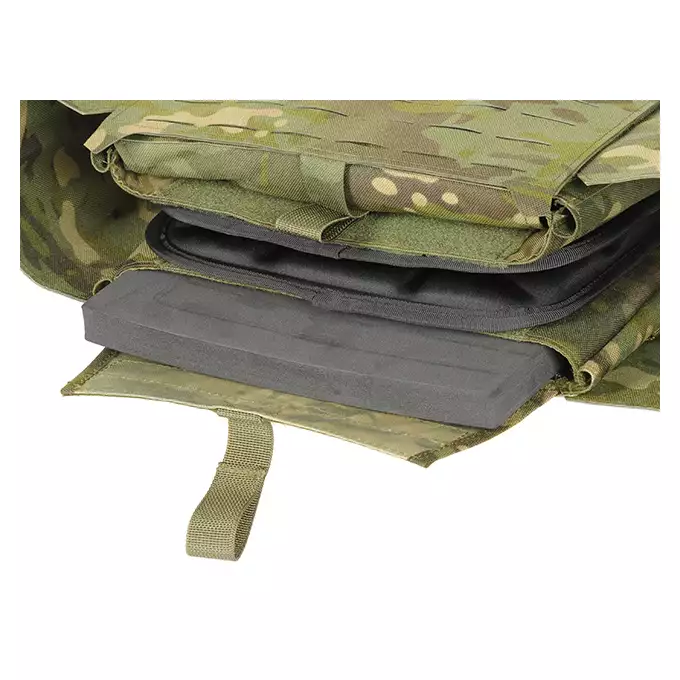 QRF Plate Carrier Laser-Cut Buckle Up with AR15/AK Magazine Pouch - Multicamo Tropic [8FIELDS]