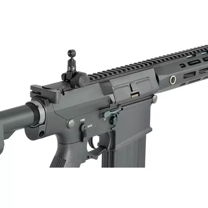 [Zestaw] Replika Airsoftowa EC-903 Edycja Advanced (ulepszony gearbox, programowalny ETU) - Black [E&amp;C] + Akumulator LI-PO 2200MAH 11,1V 20/40C - T-connector [8FIELDS] + Kompaktowa ładowarka LIPO B3Pro