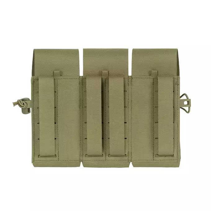 Triple Pouch for 6 AR15 Magazines, Laser Cut - Olive [8FIELDS]