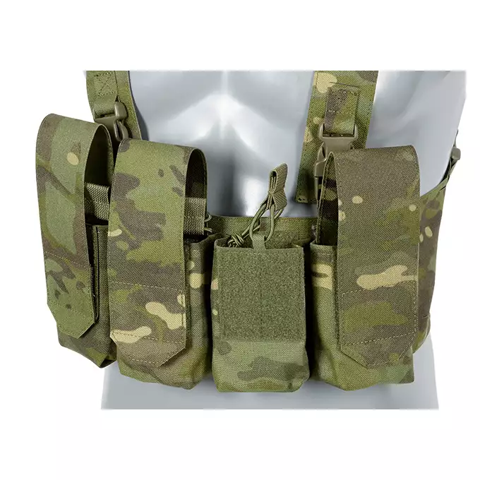 Chest Rig Laser-Cut with AR/AK Pouches - MT [8Fields]