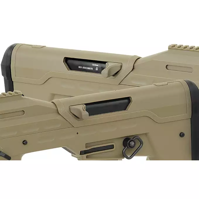[Zestaw] Urban Assault Rifle - Tan [APS] + Akumulator Li-Po 1100mAh 7,4V 20C [IPower] + Ładowarka V3+ do akumulatorów LiPo/LiFe [IPower]
