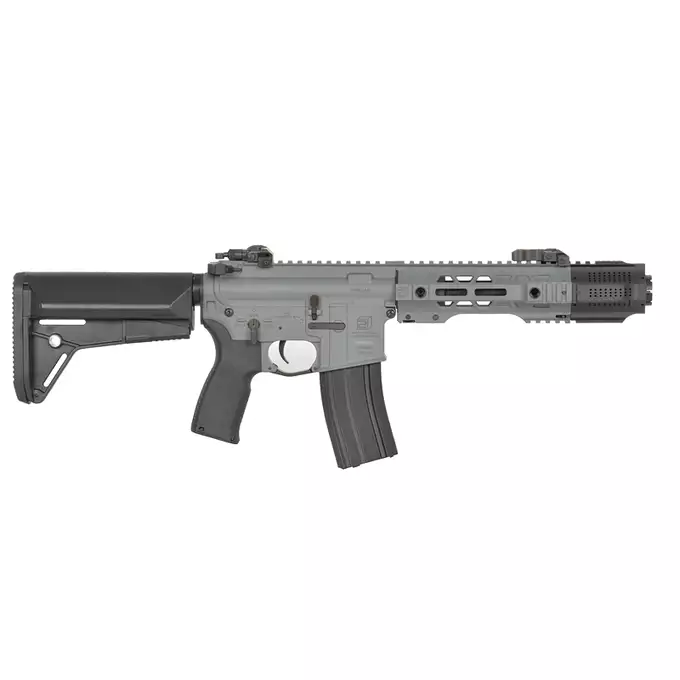 [Zestaw] Replika karabinka SAI GRY 7.5" Pistol - Grey [6mmProShop] + Akumulator Li-Po 1100mAh 11,1V 20C [IPower] + Ładowarka V3+ do akumulatorów LiPo/LiFe [IPower]