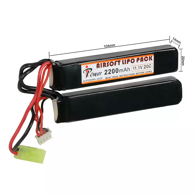[Zestaw] Replika karabinu DMR E6902M - Black [Golden Eagle] + Akumulator Li-Po 2200mAh 11,1V 20C [IPower] + Kompaktowa ładowarka LIPO B3Pro