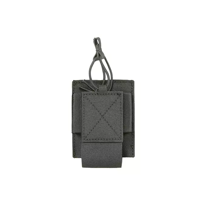 [Zestaw] Kamizelka Chest-rig Laser-Cut z ładownicami AR/AK - Czarna [8Fields] + Ładownica na radio Laser Cut - Czarna [8FIELDS] + Duża ładownica Laser-Cut ogólnego przeznaczenia - Black [8FIELDS]