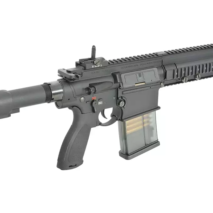 [Zestaw] Replika Airsoftowa EC-204 Edycja Advanced (ulepszony gearbox, programowalny ETU) - Black [E&amp;C] + Akumulator Li-Po 1200mAh 11,1V 20C - Deans [IPower] + Kompaktowa ładowarka LIPO B3Pro