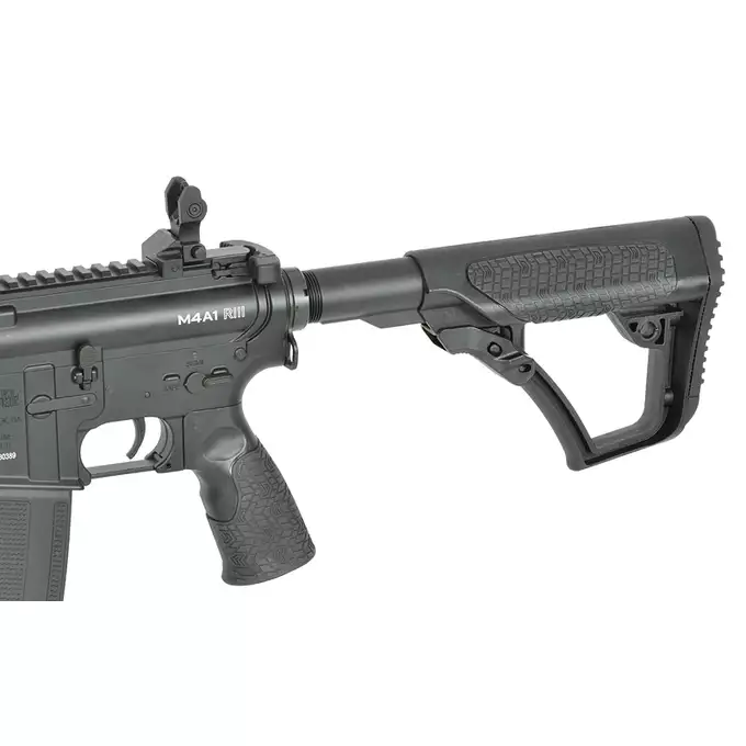 [Zestaw] Replika Daniel Defense M4A1 RIII 14.5" Eshooter ETU - Black [EMG] + Ładowarka V3+ do akumulatorów LiPo/LiFe [IPower] + Akumulator Li-Po 1100mAh 11,1V 20C - Deans [IPower]