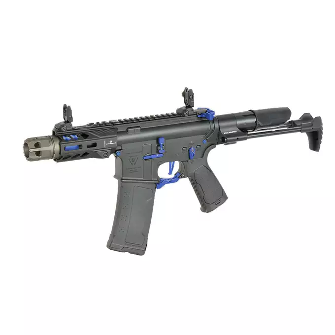 Réplique Carabine Strike industries 4" Raiders Competition PDW - Blue [EMG]