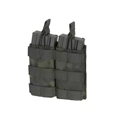 Otwarta podwójna ładownica na magazynki 5.56 - Multicamo Black [8FIELDS]