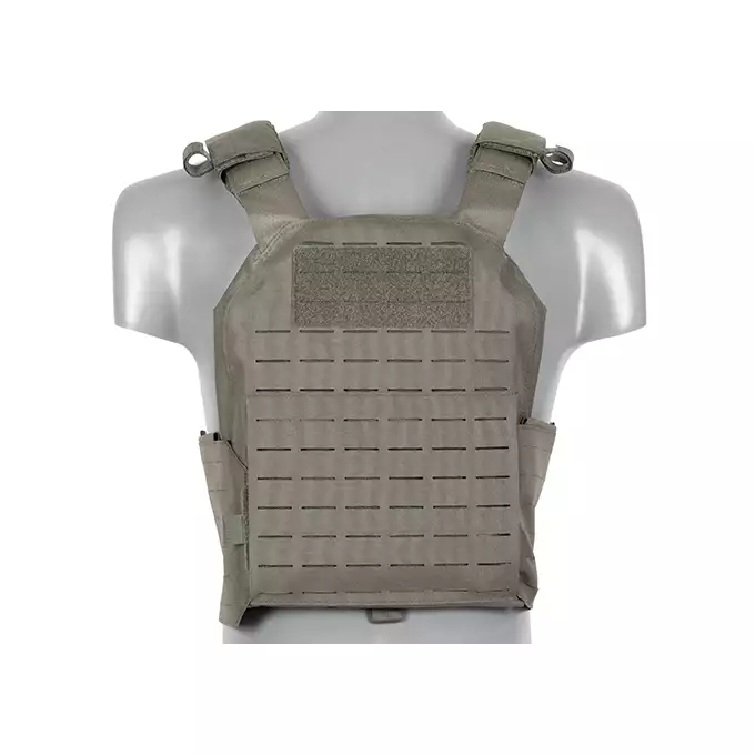 QRF Plate Carrier Laser-Cut Buckle Up with AR15/AK Magazine Pouch - Ranger Green [8FIELDS]