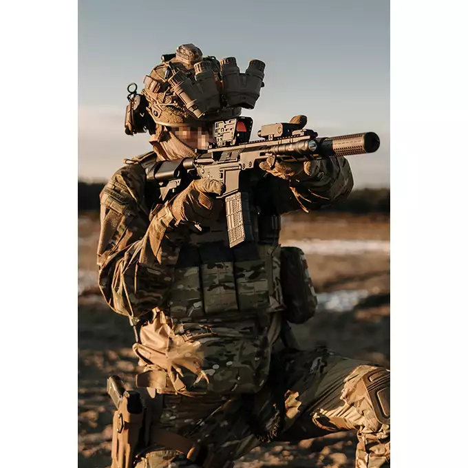 [Zestaw] Replika airsoftowa WE07 10" M4/AR15, 30RPS, WELL ETU [WELL PRO] + Magazynek Stanag M4/AR Mid-cap 180 kulek [WELL PRO]