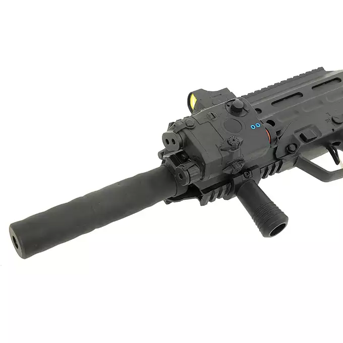 [Zestaw] Urban Assault Rifle - Tan [APS] + Akumulator Li-Po 1100mAh 7,4V 20C [IPower] + Ładowarka V3+ do akumulatorów LiPo/LiFe [IPower]