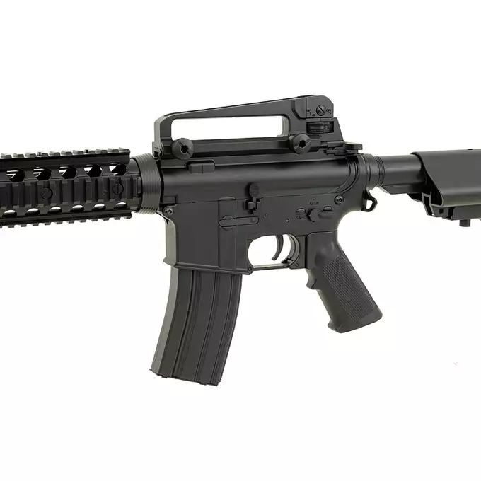[Zestaw] CM.507 US Army M4 RIS carbine replica [CYMA] + Ładowarka V3+ do akumulatorów LiPo/LiFe [IPower] + Akumulator Li-Po 1450mAh 7.4V 20C [IPower]