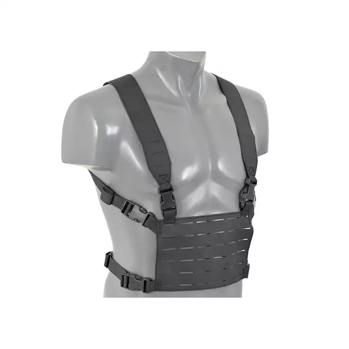 Lightweight Laser-Cut Chest Rig - Black [8FIELDS]